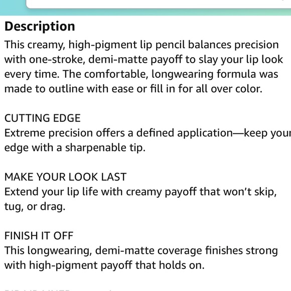 NWT Fire Me Haus LABORATORIES Lady Gaga MATTE LIP CRAYON - Picture 6 of 6